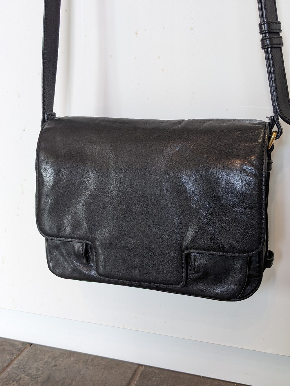 Marc By Marc Jacobs Vintage Leather Crossbody Bag Chic Elegant Work Black 🖤
